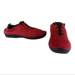 Arcopedico Sneakers Red Vegan Comfort Shoes Sz EU 40 US 9